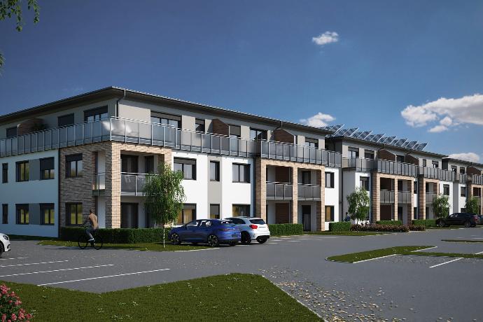Außenvisualisierungen - zum Projekt "DRK-Quartier" Außenvisualisierungen - zum Projekt "DRK-Quartier"