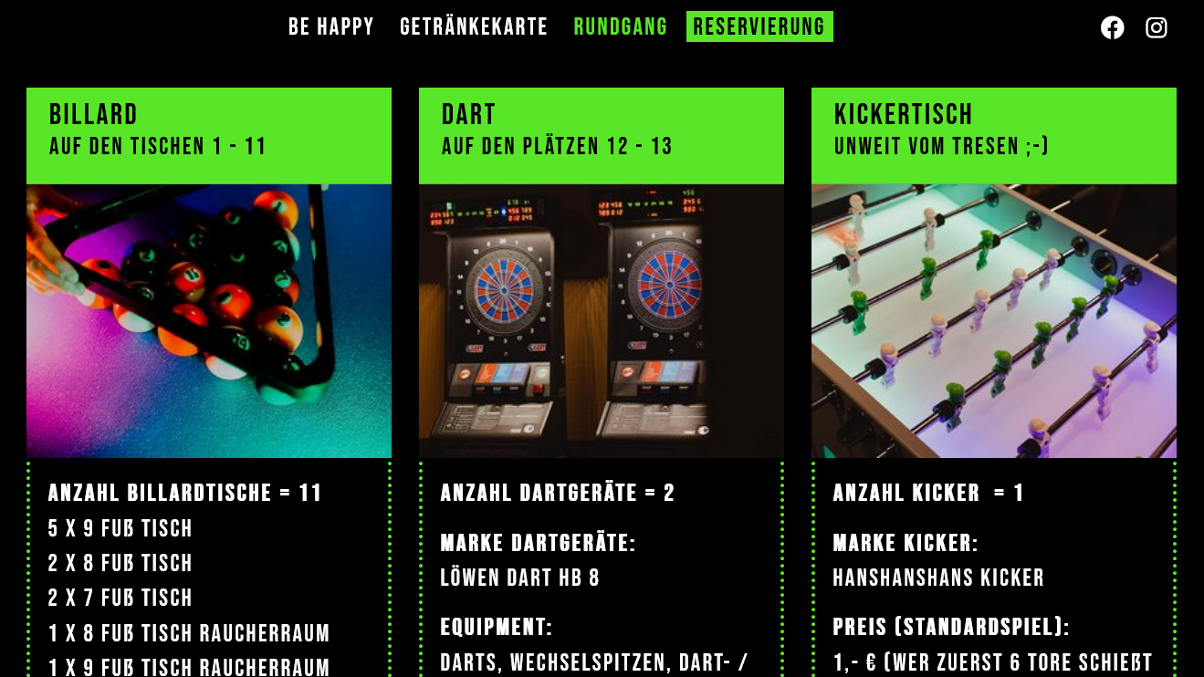 Projekt "Happy Billard"